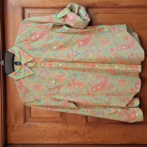 Ralph Lauren Multi-paisley petite small